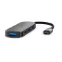 Nedis hub USB 1x USB-C™ - 4x USB A, 4 portas, USB 3.2 Gen1, alimentado por USB, 5 Gbit/s (CCGB64220GY01)
