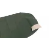 Saco de dormir semirretangular Outwell Caldera Lux — poliéster, 800 mm de largura, 2200 mm de comprimento, altura máxima do utilizador 190 cm, verde