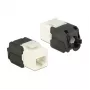 Delock 86266 Módulo Keystone RJ45 para LSA Cat.6A UTP, branco