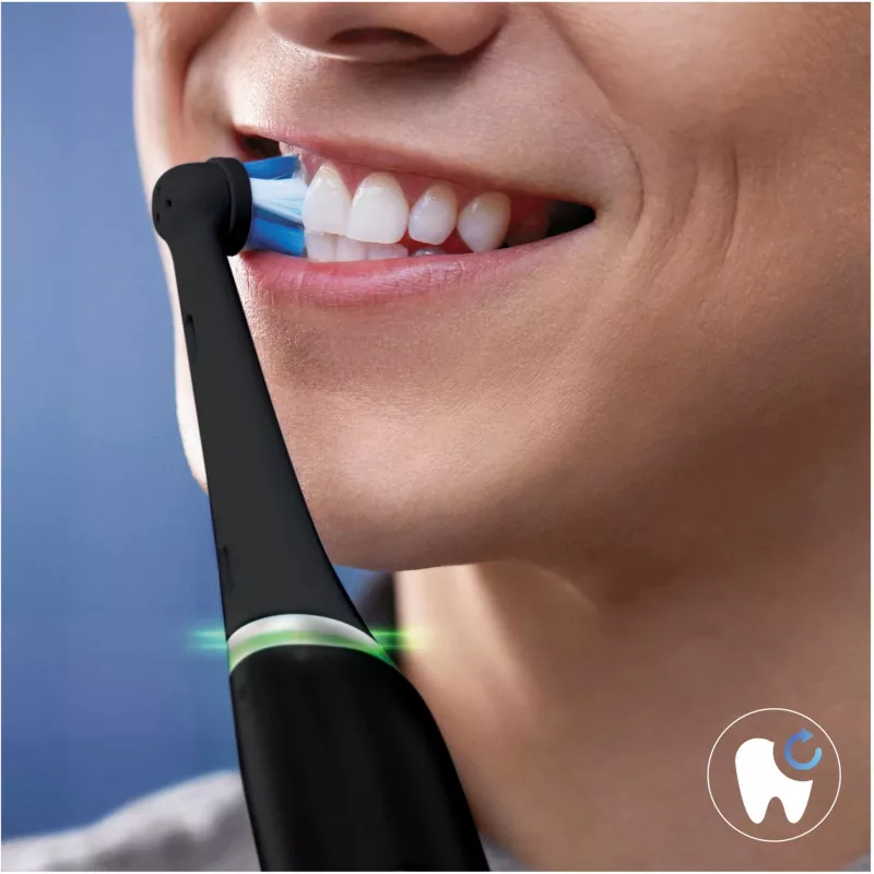 Cabeças de escova de dentes de substituição Oral-B IOUR8BK pack de 8, preto