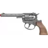 Revólver cowboy de brinquedo em metal Gonher 8 tiros modelo 239842