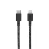 Cabo USB-C para Lightning Native Union Night cabo 3 m – preto/cinzento, 3 m de comprimento