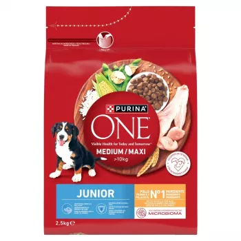 PURINA ONE MED/MAX Junior Frango e arroz 2,5kg