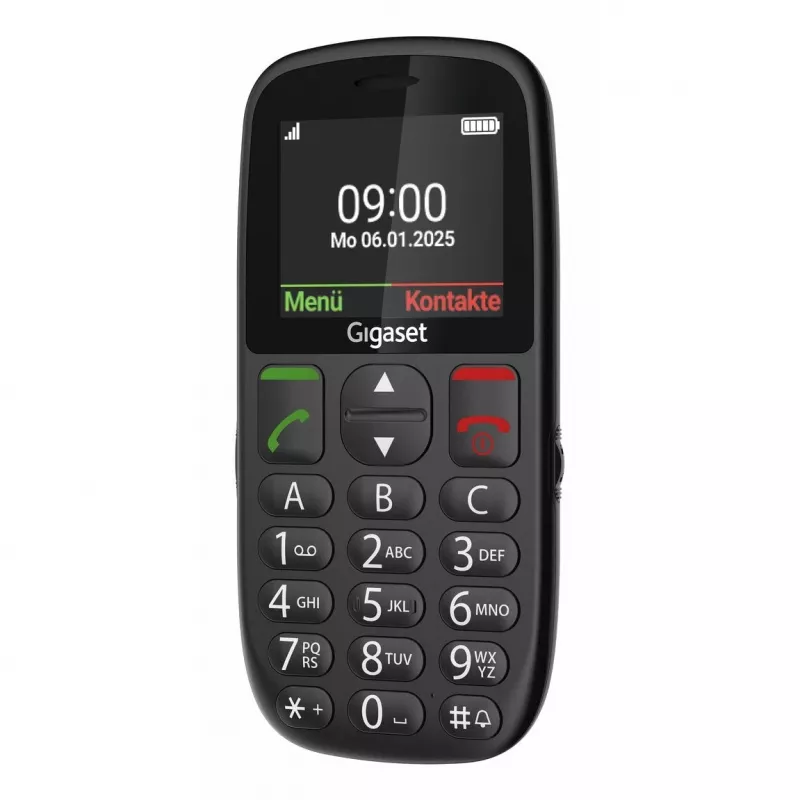 Gigaset GL395 telemóvel, preto