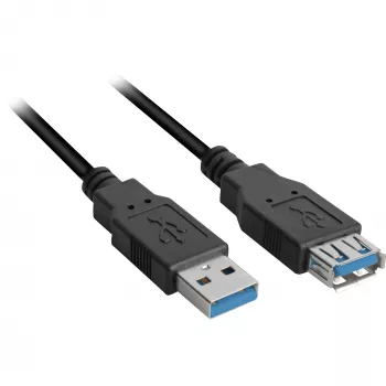 Cabo USB Sharkoon 3 m 2xUSB3.0-A
