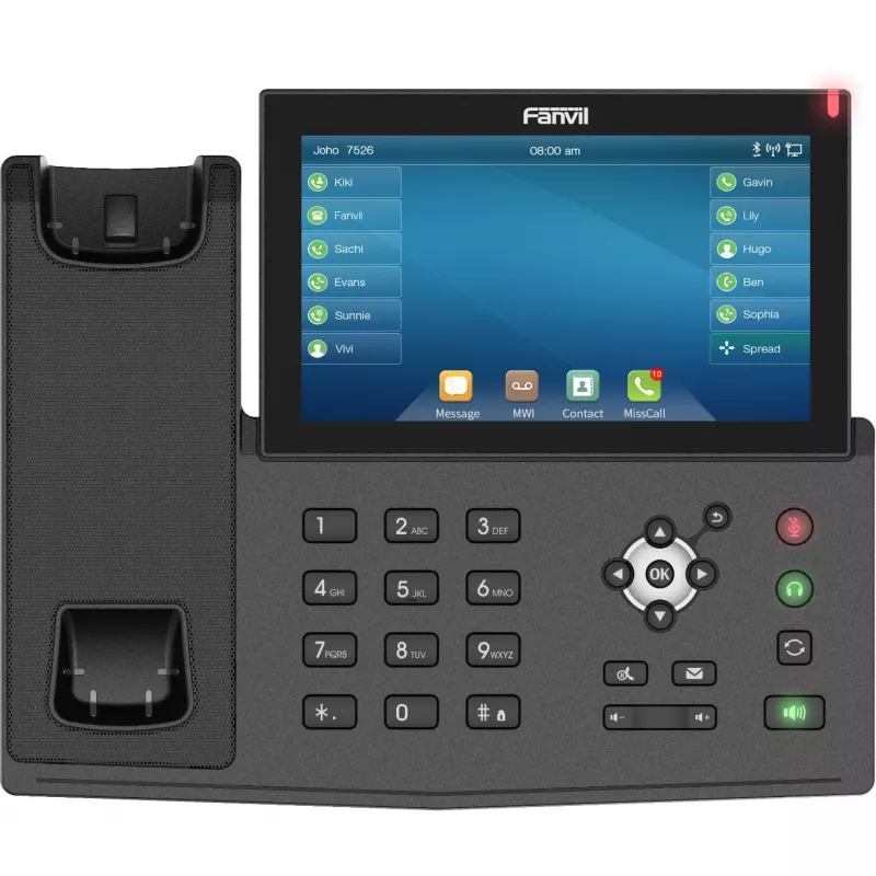 Fanvil X7 V2 telefone empresarial high-end SIP PoE Gigabit porta USB - SIP - Ethernet (X7 V2)