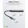 Hub USB Goobay 74456 Type-A 5000 Mbit/s cinzento-claro