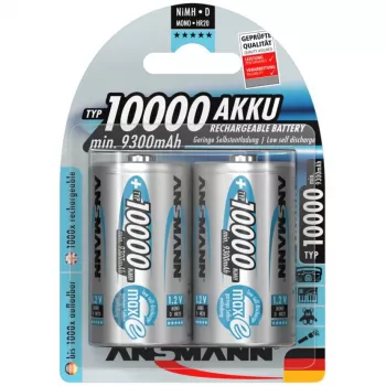Pilha D Ansmann 10000 mAh Mono HR20 NiMH