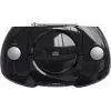 Coluna Bluetooth portátil SENCOR SPT4710B — 20 W de potência total, Bluetooth 5.3, CD/USB/UKW, alimentação por bateria ou rede
