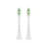Cabeças de escova de dentes ETA WhiteClean 2 unid. — verde/branco, cerdas macias, compatíveis com modelos ETA