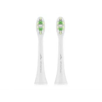 Cabeças de escova de dentes ETA WhiteClean 2 unid. — verde/branco, cerdas macias, compatíveis com modelos ETA
