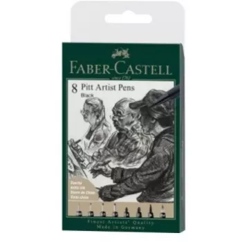 Caneta de feltro Faber-Castell 167158 preta 1 unid.