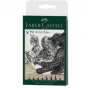 Faber-Castell Pitt Artist Pen 167158, preto, 8 unid.