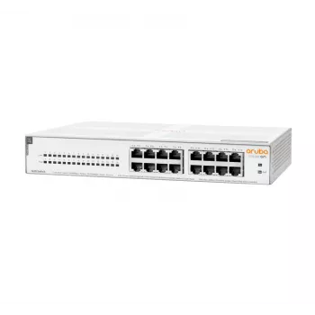 HPE Aruba Networking Aruba Instant On 1430 16G Class4 PoE 124W não gerido L2 Gigabit Ethernet (10/100/1000) Power over Ethernet (PoE) 1U branco