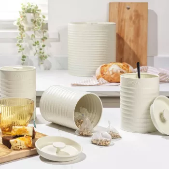 Conjunto de bancada Russell Hobbs RH03270CEU7 Creme 4 peças – conjunto de bancada de cozinha, cor creme
