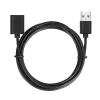 Cabo de extensão USB AM-AF 1,8 m preto