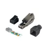 EFB Elektronik 88035.1 ficha RJ45 STP Cat.6, montável em campo, prateada