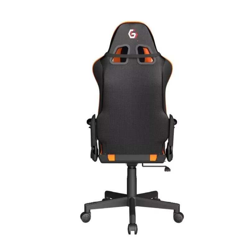 Cadeira gaming GEMBIRD GC-SCORPION-04X preto-laranja design ergonómico, assento ajustável, encosto alto