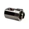 Adaptador EK Water Blocks EK-Torque 90 graus G1/4 polegadas macho para G1/4 polegadas fêmea – rotativo, níquel prateado