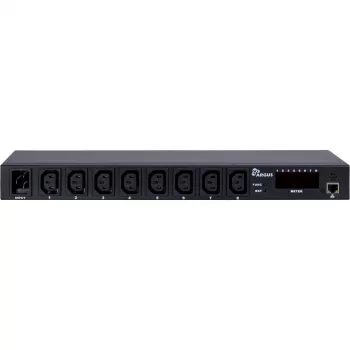Unidade de distribuição de energia (PDU) Inter-Tech SW-0816 8 tomadas AC preto
