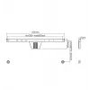Suporte de parede fixo e fino para TV Gembird WM-S80F-01 de 37–80" (2,03 m), VESA até 600x400, máx. 50 kg, preto