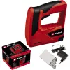 Agrafador com bateria TC-CT 3,6 Li, agrafador elétrico vermelho/preto, bateria de iões de lítio 1,3 Ah