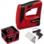 Agrafador com bateria TC-CT 3,6 Li, agrafador elétrico vermelho/preto, bateria de iões de lítio 1,3 Ah