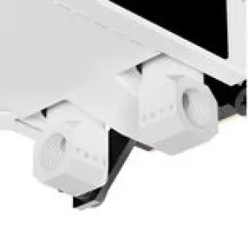 Refrigeração líquida para CPU TRYX L-P0CL-DS0M-G0W para sockets Intel e AMD com ecrã AMOLED, acabamento branco