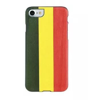 Capa para smartphone man and wood para iPhone XR — Reggae preto
