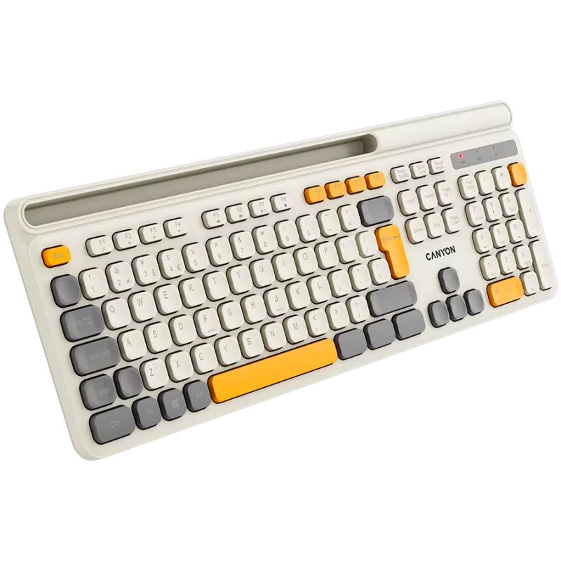 Teclado CANYON HKB-W03 EN AAA sem fios bege