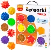 Bolas sensoriais sem furos TULLO 8 unidades