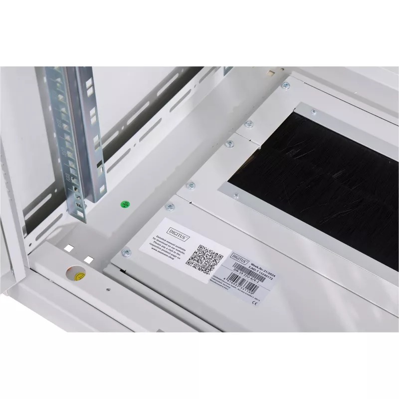 DIGITUS Professional Unique DN-19 22U-6/6-1 - armário - cinzento claro, RAL 7035 - 22U - 48,3 cm (19