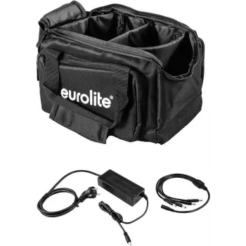 Conjunto Soft Bag EUROLITE SB-14 com carregador e 4 baterias recarregáveis