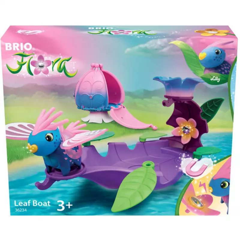 Ravensburger BRIO Flora Lilys Blattboot conjunto de jogo com figura de brincar