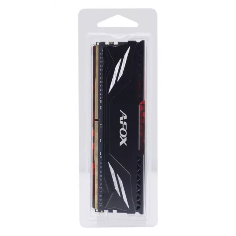 AFOX Gaming AFLD416PH1CAB DDR4 16GB (1x16GB) 3200MHz CL16 XMP2 DIMM 288 pinos memória para PC de secretária, preta