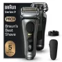 Máquina de barbear elétrica Braun Series 9 Pro+ 9515s - húmida e seca, metallic