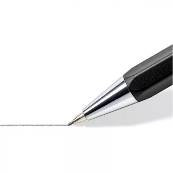 Lápis mecânico Staedtler 778 07-9, corpo hexagonal, preto, mina 0,7 mm