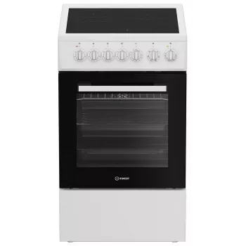 Placa vitrocerâmica INDESIT IS5V5GSW/P — placa vitrocerâmica elétrica de 4 zonas, branco