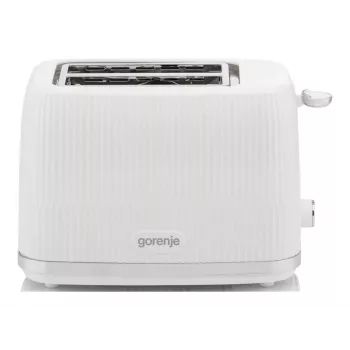Torradeira Gorenje T850DPW, potência 850 W, 2 ranhuras, Branco | Gorenje
