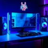 Letreiro de néon MANTA SNL109MT mão com comando de jogos, iluminação LED decorativa para setup de gaming