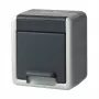 Tomada Schuko de superfície GIRA 444030, individual, cinzento
