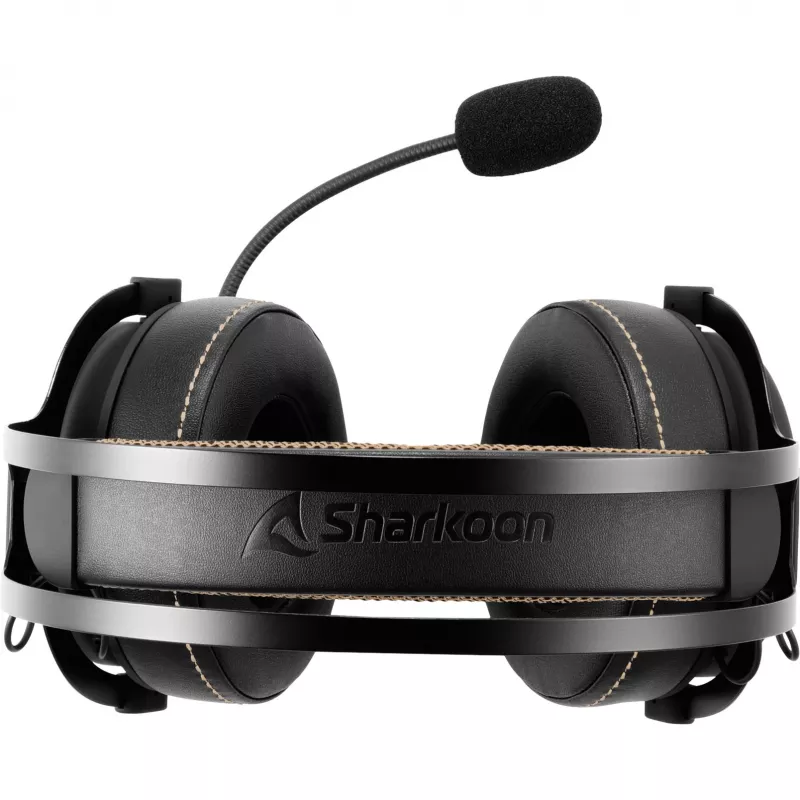 Sharkoon SKILLER SGH50 headset com fios de arco de cabeça gaming preto