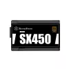 SilverStone SST-SX450-B - fonte de alimentação (interna) - ATX12V 2.4/ SFX12V - 80 PLUS Bronze - AC 90-265 V - 450 Watt - PFC ativo - preto