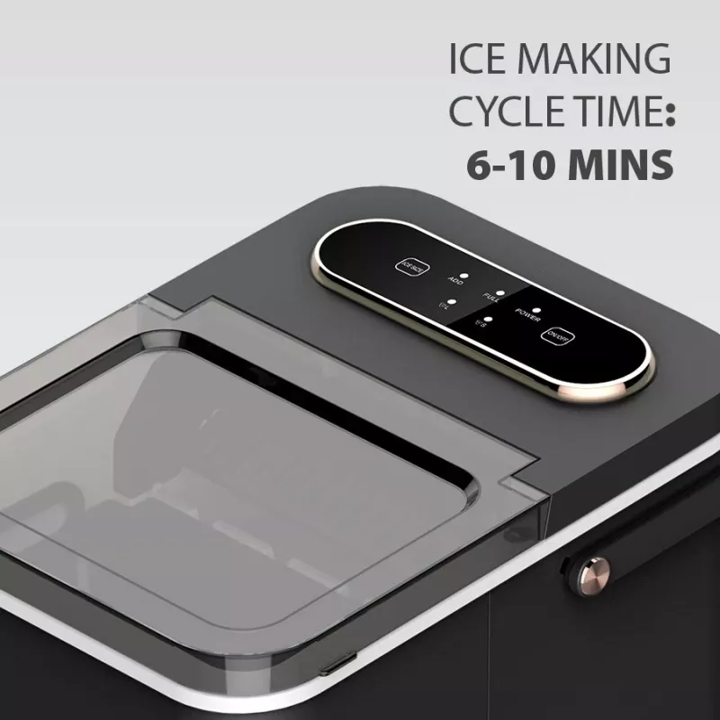 Máquina de fazer gelo Maestro MR-820 — máquina de gelo de mesa, modelo MR-820