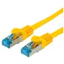 Cabo de rede LOGON SSTP Cat5e RJ-45 RJ-45 1 m amarelo