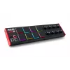 Teclado MIDI Akai LPD8 MKII 8 teclas USB preto, vermelho