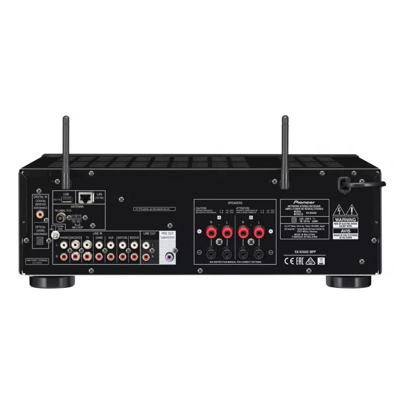 Pioneer SX-N30AE estéreo 2.0 canais prateado