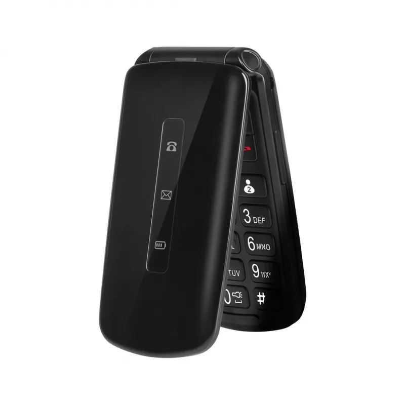 Kruger&Matz Simple 929 telemóvel para seniores, 2,8 polegadas, preto