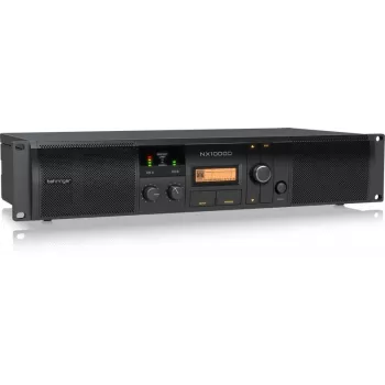 Behringer NX1000D amplificador de áudio performance/palco preto