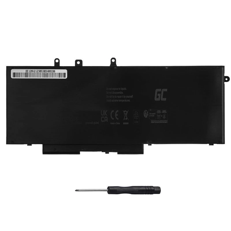 Bateria para portátil Green Cell GC-DE128V2 93FTF GJKNX, 7,6 V 6200 mAh, para Dell Latitude 5280/5290/5480/5490/5580